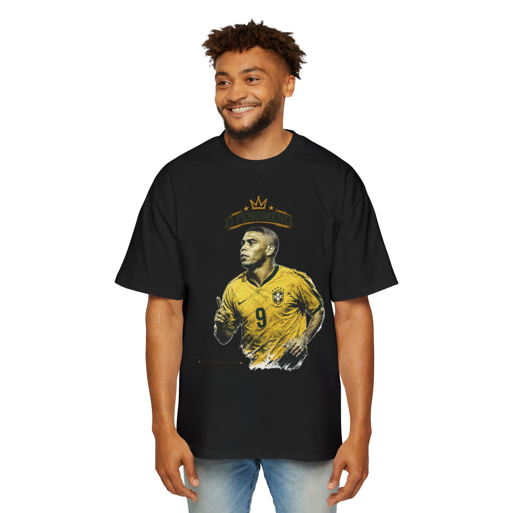 Brazil Ronaldo Fenomeno Printed T-shirt Vintage Football Series