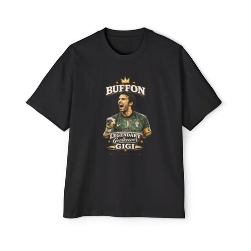 Buffon Legendary Goalkeeper Tee — Men’s Soccer Tribute T-Shirt Vintage Football Series